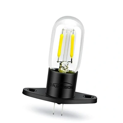 Image of Ruiandsion Z187 Microwave Bulb T170 Straight Terminals Base 240V 2A 25W LED Lamp for Universal Pear Oven Lamp, White