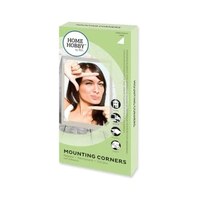 Image of HomeHobby by 3L Mounting Corners, Regular View, 32mm/1,26&#039; (250 Pcs)