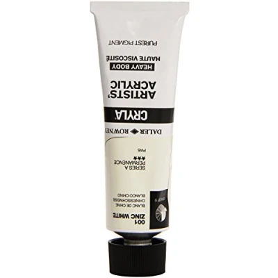 Image of Daler Rowney Cryla Acrylic 75 ml Zinc White, Professional Artists