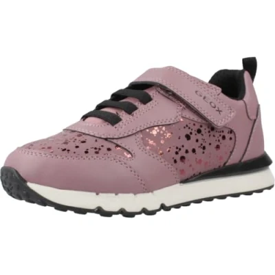 Image of Geox Fastics Trainers for kids, Size: 7.5K, Dark pink Imitation leather/ textile
