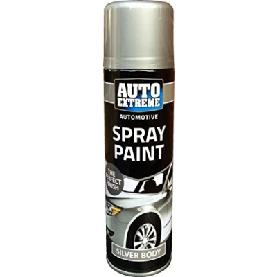 Image of 250ml Auto Spray Paint Silver 1911 Can Household Car Van Bike Aerosol (5 Pack)
