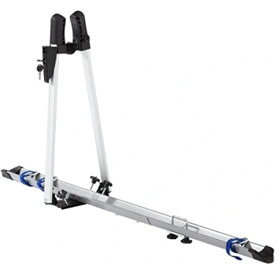 Image of FISCHER car roof bike rack TÜV GS tested suitable for a Load up to 15 kg lockable silver