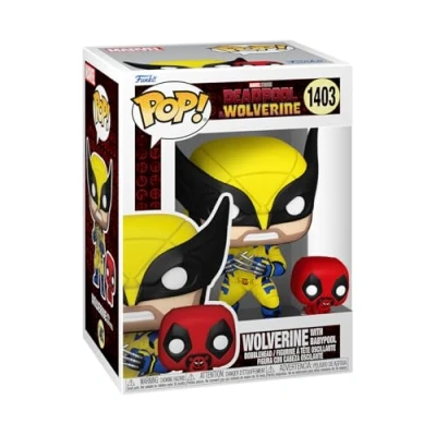 Image of Funko Pop! &amp; Buddy: Deadpool Wolverine with Babypool Collectable Vinyl Figure Gift Idea Official Merchandise Toys for Kids Adults Model Collectors and Display