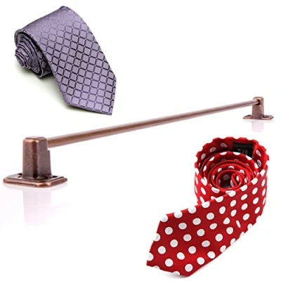 Image of White Hinge Antique Brass 350mm Tie Rail
