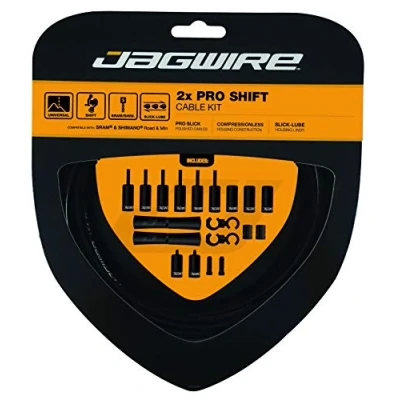 Image of Jagwire PCK500 2X Pro Shift Gear Cable Set, Black, One Size