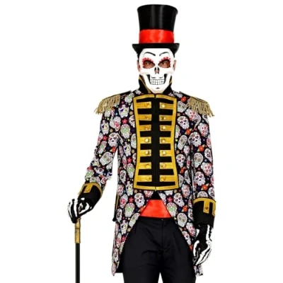 Image of &quot;DIA DE LOS MUERTOS PARADE TAILCOAT&quot; for man (M)