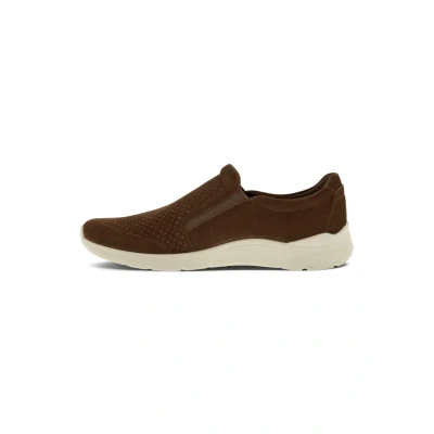 Image of Ecco Mens Irving Derbys Sneakers Lace Up, Mocha, 7.5 UK