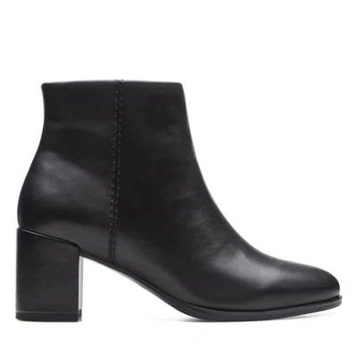 Image of Clarks Freva ZIP Ankle boots black, Women&#039;s, Size: 7, Black Leather