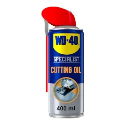 Image of Cutting Oil by WD 40 Specialist Reduces Heat and Damage to Extend the Life of Your Drilling Equipment Reducing Friction Smart Straw Narrow, Wide 360 Spray 400 ml