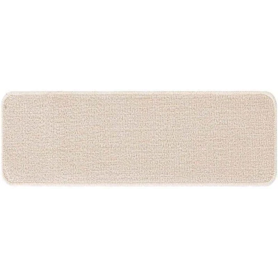 Image of vidaXL Stair Mats with Latex Backing Cream 25x60 cm