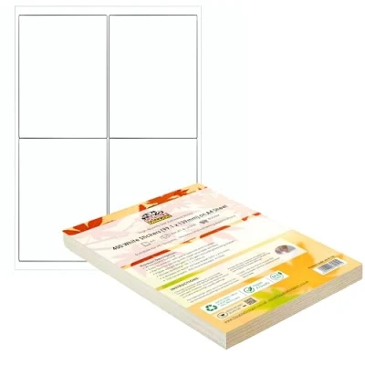Image of Double Dragon, A4 Self Adhesive Address Labels, 4 Label Per Sheet, 100 Sheets, 99.1 x 139mm (400 Labels)