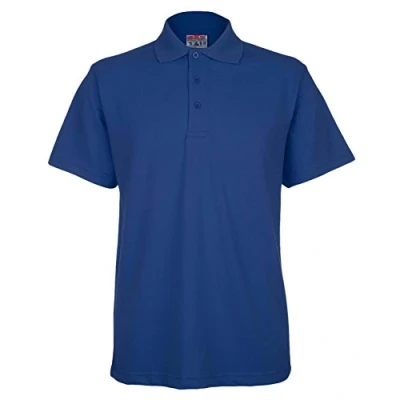 Image of BKS Mens Active Pique Polo T Shirt Size S to 4XL Sports Work Leisure (Small, Royal)