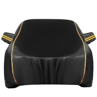 Image of Car Cover for Audi S3, Custom Cover, Waterproof Rain Snow Windproof Resistant Anti UV Outdoor Full Outer Covers Suitable All Seasons with Rope