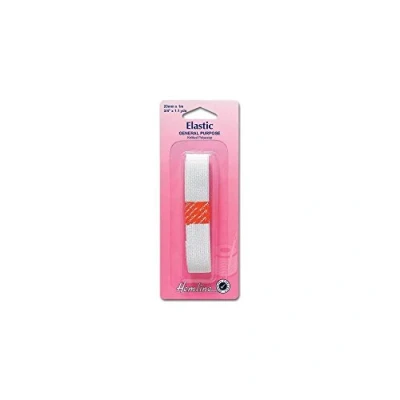 Image of General Purpose Elastic Knitted, 1mx25mm White