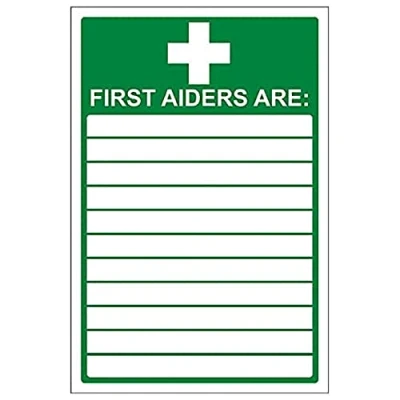 Image of V Safety First Aid General Aiders Are 200 X 300mm