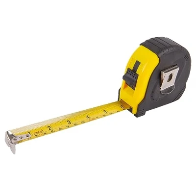 Image of Yellow Dual Blade 7.5m x 25mm Retractable Tape Measure By Blackspur