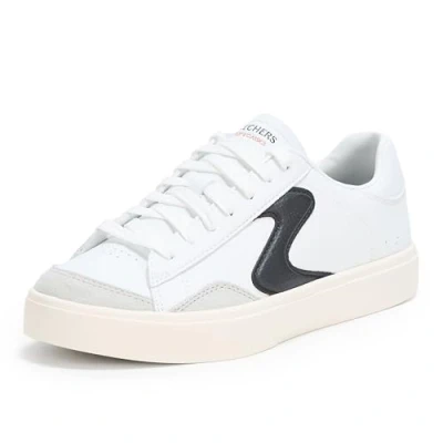 Image of Skechers Women&#039;s Eden LX Slick Talk Sneaker, White, 6.5 UK