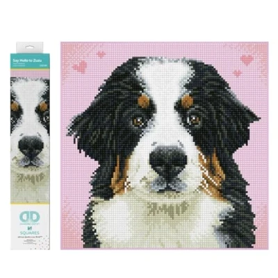 Image of DIAMOND DOTZ Squares DQ7 Intermediate Kit, Colourful, 11.4&quot; x