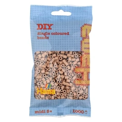 Image of Hama 10.207 75 Tan 1,000 Beads in Bag, Multicolour