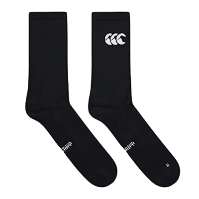 Image of Canterbury Men&#039;s Anti Slip Grip Socks Mid Calf Sock, Black, L