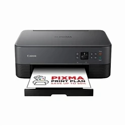 Image of Canon PIXMA TS5350i 3 In 1 Wireless Home Office Printer, Copier, &amp; Scanner Print Plan Compatible Borderless Photo Printing Smartphone Print/Scan via Cloud Storage