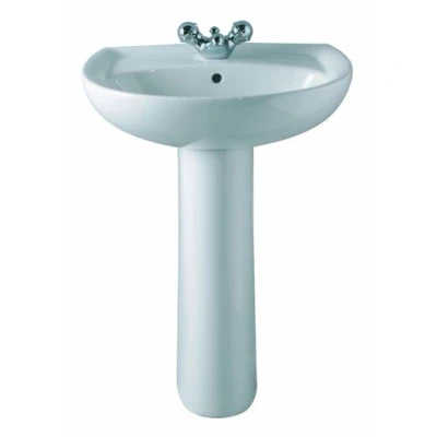 Image of Twyford Galeriello Washbasin White 600mm Gn4321Wh