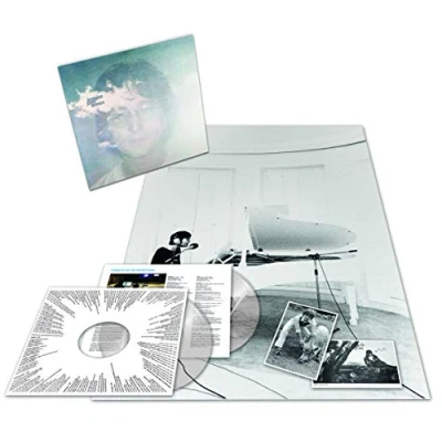 Image of John Lennon Imagine Clear vinyl Sealed 2018 UK 2 LP set 0602567703334