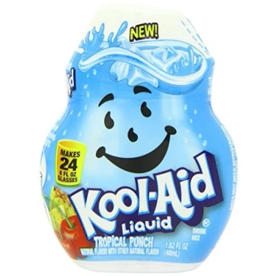Image of Kool Aid, Liquid Drink Mix, Tropical Punch, 1.62oz Container (Pack of 4) by Aid