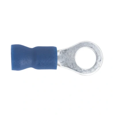 Image of Sealey Easy Entry Ring Terminal Ø5.3mm (2BA) Blue Pack of 100