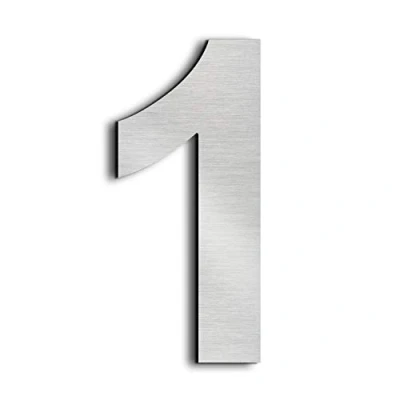 Image of nanlyiau House numbers door Stainless Steel number Made of Solid 304 Floating Appearance in Easy to Install 6in/15.3cm(1)
