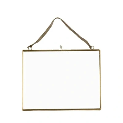 Image of Rex London Landscape Hanging Brass Frame 20x15cm
