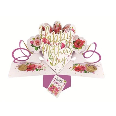 Image of Happy Mother&#039;s Day With Love Pop Up Greeting Card Second Nature 3D Cards MPOP022