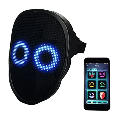 Image of Depointer Life Led Mask with Bluetooth compatible App Controlled, Customizable Shining