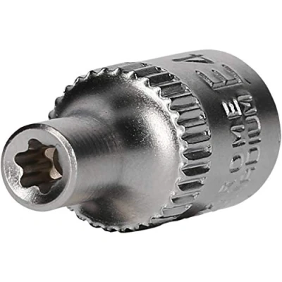 Image of BRILLIANT TOOLS BT020960 1/4 Inch Torx E Socket E4 [Powered by KS Tools]
