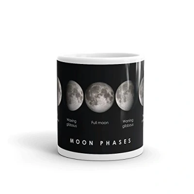 Image of Awesome Moon Phases Mug Gift Space Planets NASA Universe Kids #8145