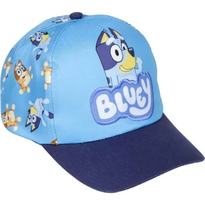 Image of CERDÁ LIFE&#039;S LITTLE MOMENTS Unisex Kid&#039;s Bluey Children&#039;s Cap with Visor, Blue, One Size