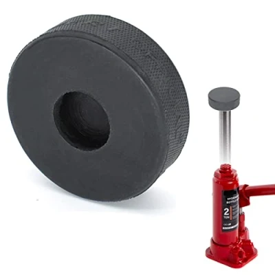 Image of Bottle Jack Rubber Pad Anti Slip Adapter Support Block Car Lift Tool for Most 2 Ton Jacks Jacking Points Universal Repair