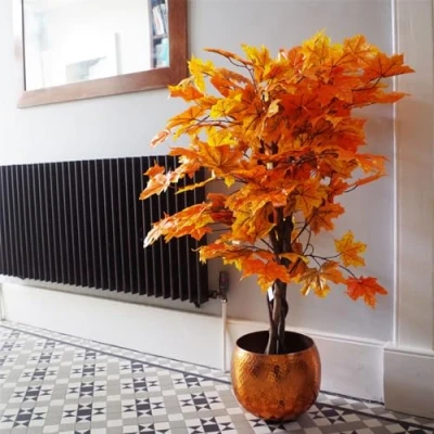 Image of 125cm Orange Maple Acer Extra Large Artificial Tree