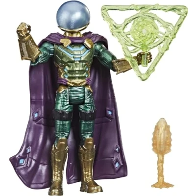 Image of Marvel Spider Man Mystery Web Gear Mysterio Action Figure with 1 Armor Accessory and Character 15cm