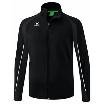 Image of Erima Liga Star Polyester Training Jacket, Black/White, S