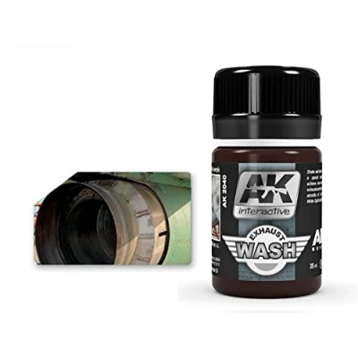 Image of AK 2040 Interactive Weathering: WASH FOR EXHAUST 35ml