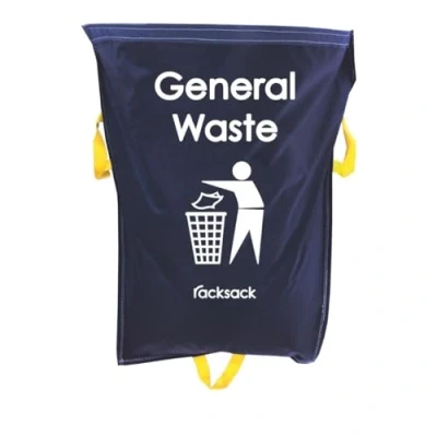 Image of Beaverswood RSB1/GW Seton, 1000 mm (40&quot;), General Waste White Blue racksack, each
