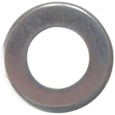 Image of Merriway BH02763 (20 Pcs) Steel Flat Washer M12 (1/2 inch) Internal Diameter Bright Zinc Plated Pack of 20 Pieces