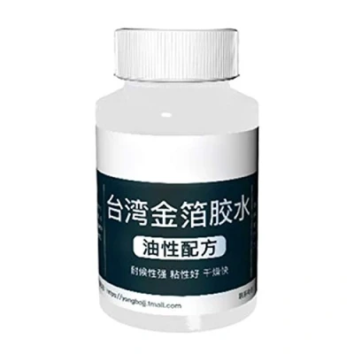 Image of GUMEI 100g Gilding Glue Gold Leaf Foil Oil based for Metal Sheets Arts