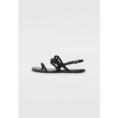 Image of KARL Lagerfeld Olympia Signia Sandals, Women&#039;s, Size: 7, Black Polyester
