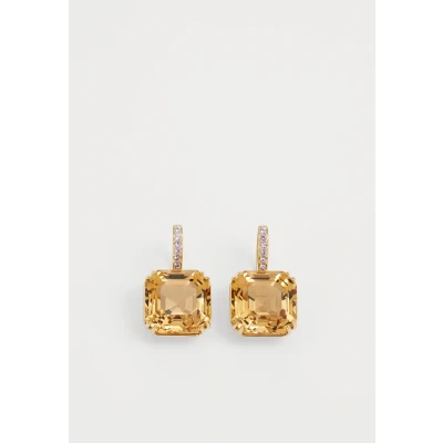 Image of Swarovski Millenia Square Earrings, Women&#039;s, Size: One Size, Light colorado