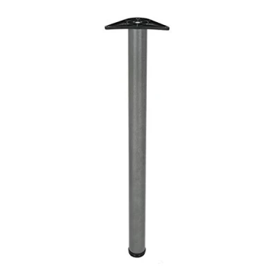 Image of DJM Direct Adjustable Worktop Support Table Leg 60mm (Gun Metal)