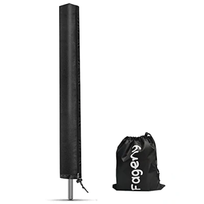 Image of Fageny Premium Rotary Washing Line Cover Waterproof with Full Length Zipper, Protective Outdoor Dryer for Airer Line, Universal Fit Bag (Black, 165x16x16cm)