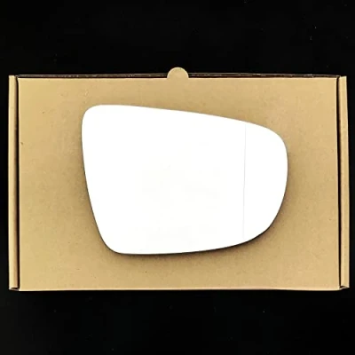 Image of Stick on Wide angle Wing Mirror Glass fits KIA Carens Reg 2013 to 2018 right driver Side