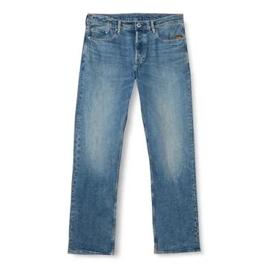 Image of G STAR Dakota Regular Straight leg jeans, Men&#039;s, Size: 32x32, Faded monsoon